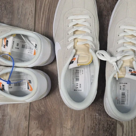 NWT Men's Nike SB FC Classic Shoes. In Color Summit White.Comes In Various Sizes - Picture 9 of 9